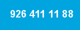 926 411 11 88 926 411 11 88